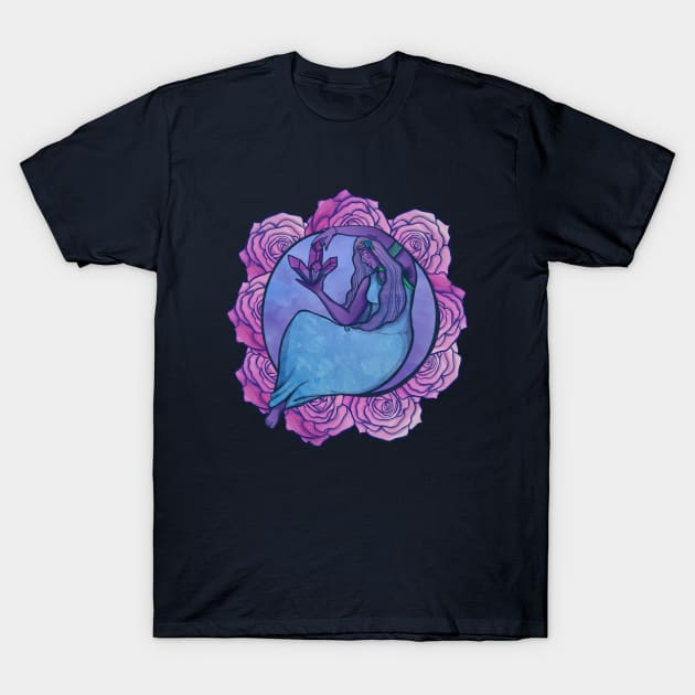 Moon Goddess T-Shirt by bubbsnugg